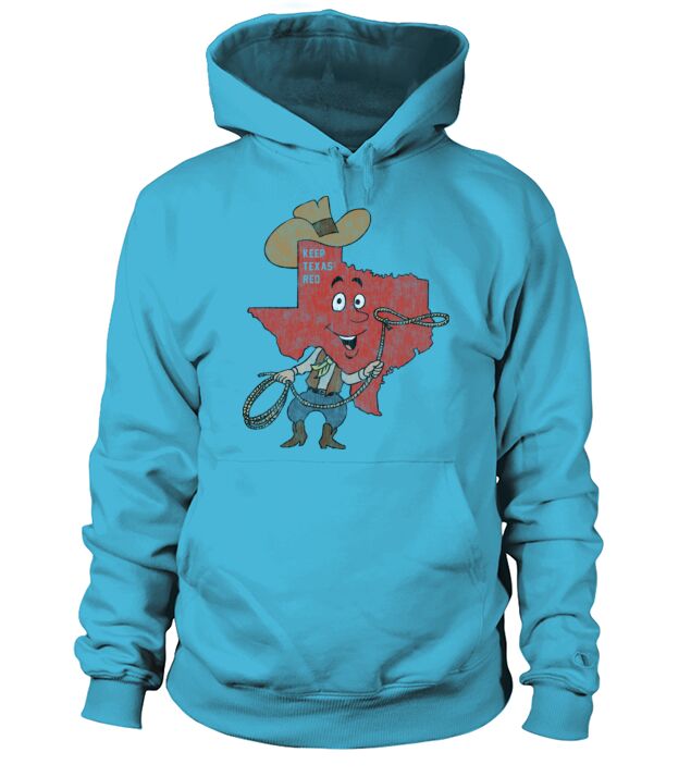 Keep Texas Red Vintage Distressed Men's Hoodie