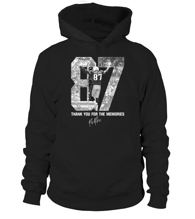 Rob Gronkowskis Thank You For The Memories Hoodie Unisex