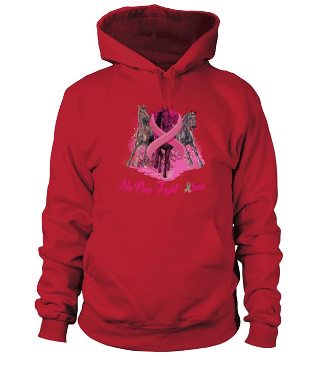 Horse With Breast Cancer Awareness Women Men's Hoodie