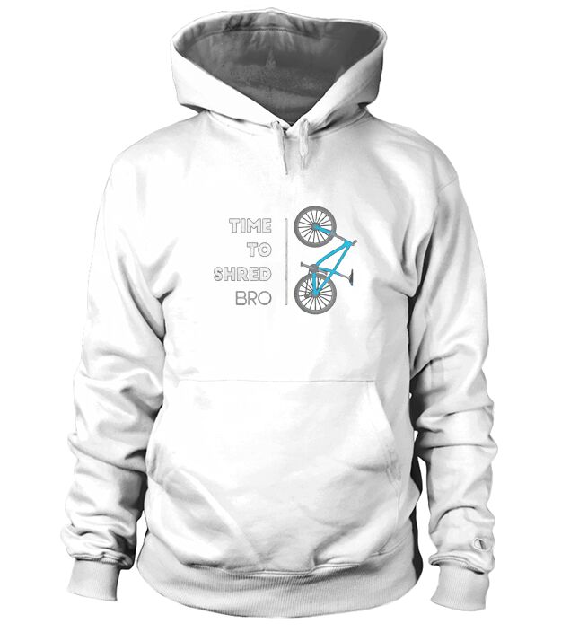 Cool Mountain Bike shred it gift Hoodie Unisex