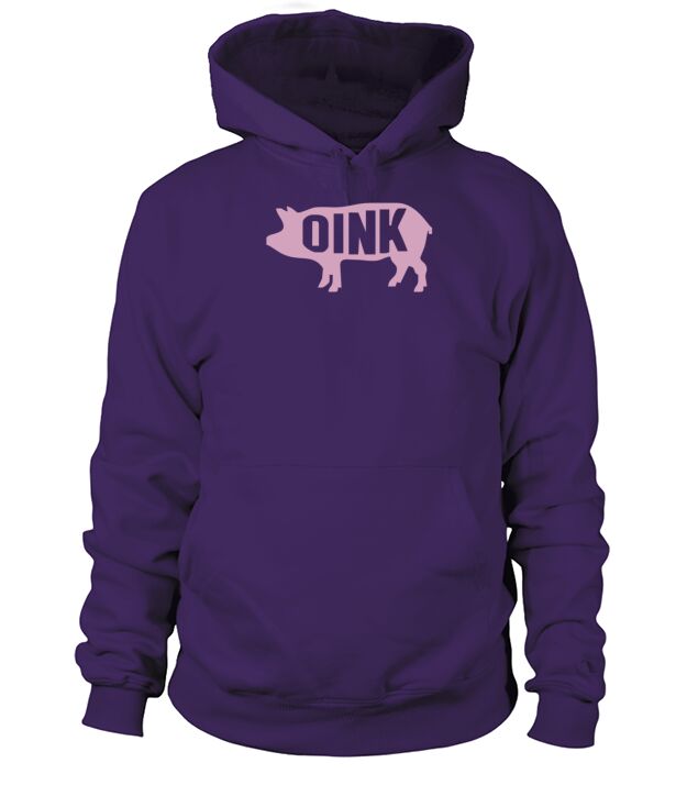 Pig Oink Funny Men's Hoodie