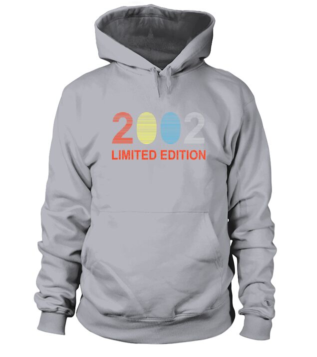 18th birthday 18 years man woman vintage 2002 gift Men's Hoodie