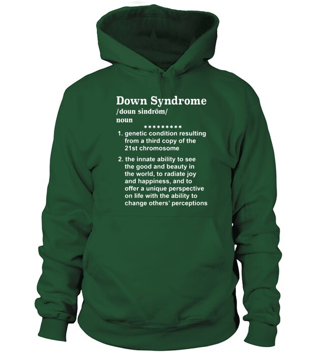 Down syndrome down syndrome noun Hoodie Unisex