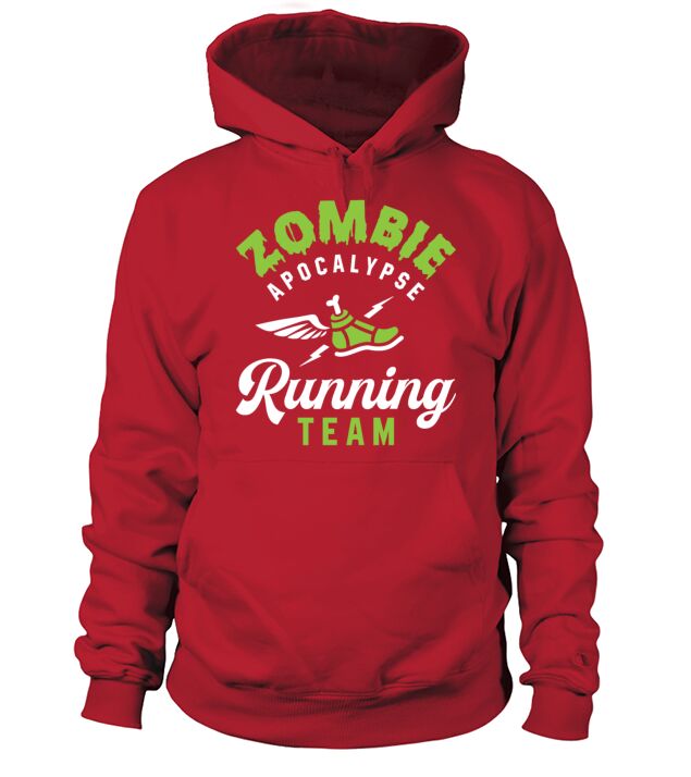 Zombie Apocalypse Running Team Men's Hoodie