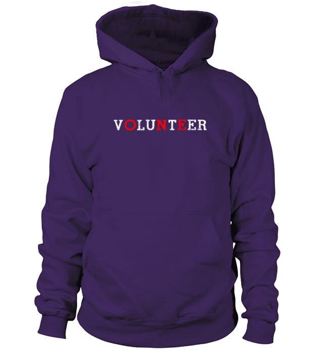 Volunteer One Volunteering Volunteers Charity Hoodie Unisex