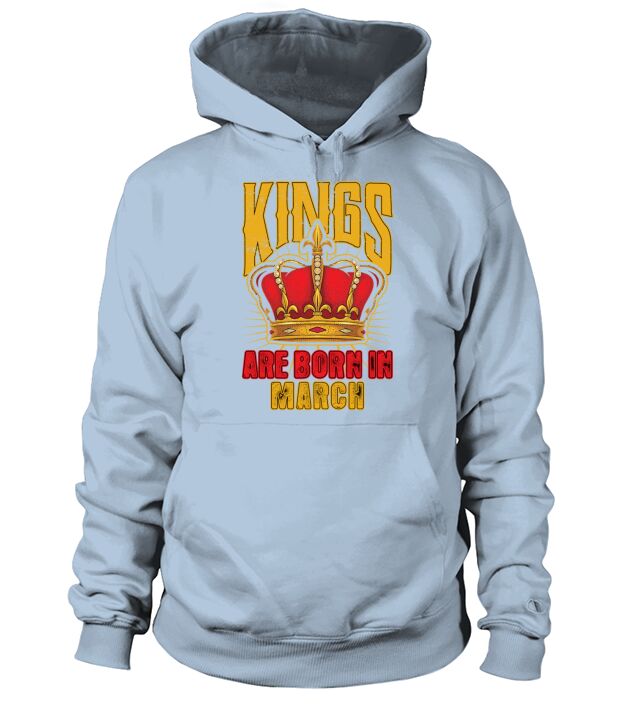 Kings Are Born In March Men's Hoodie
