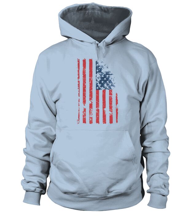 Vintage Old Glory US American Flag Hoodie Unisex
