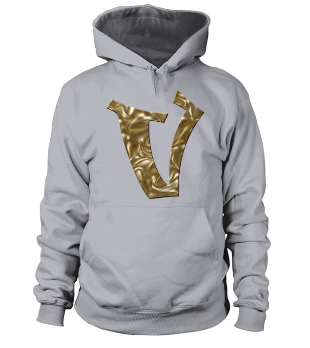Vlone gold T-shirt for Women Men Men's Hoodie