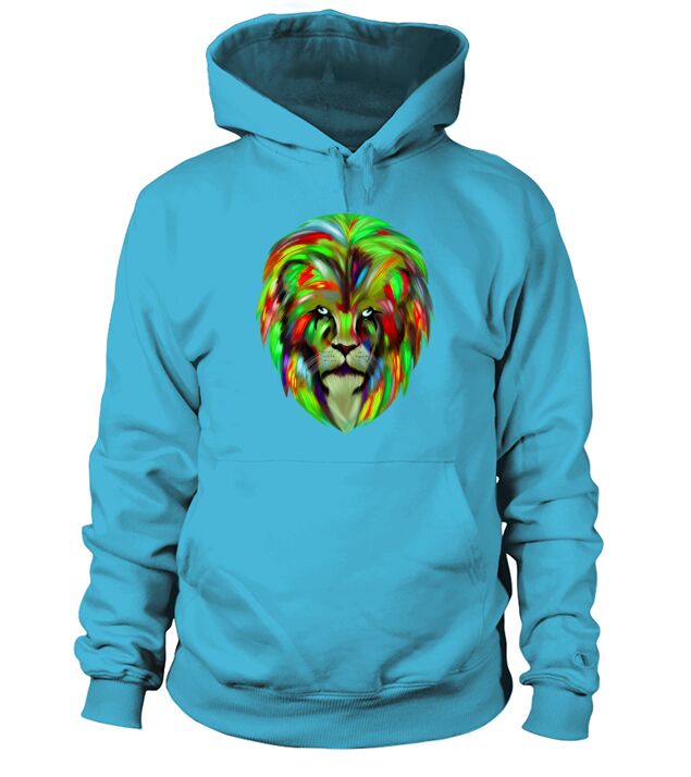 Rainbow Lion Savana Hoodie Unisex