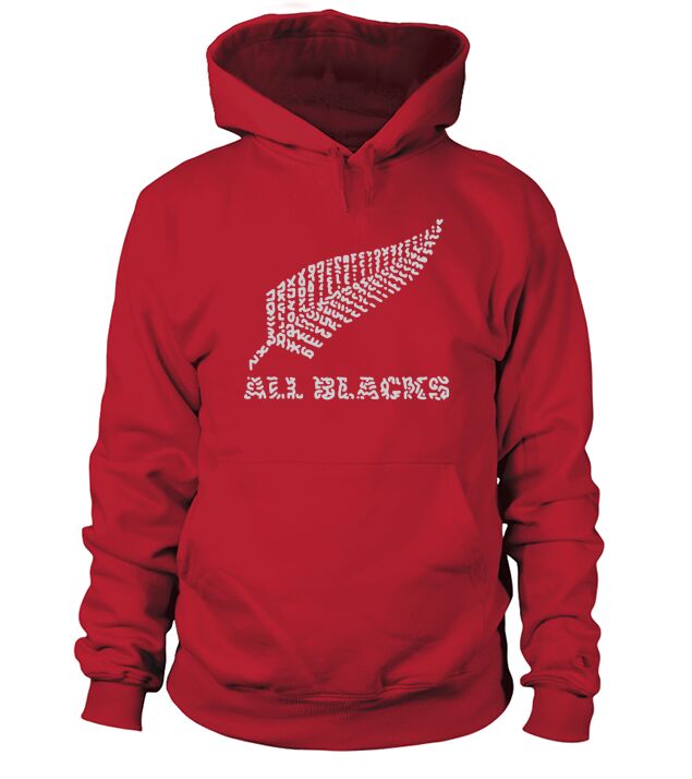 THE RUGBY TEAM ALL BLACKS Hoodie Unisex