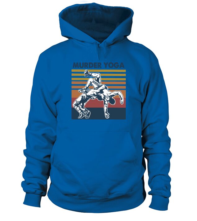 Murder yoga vintage retro taekwondo Hoodie Unisex