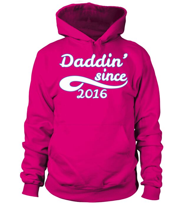Daddin Since 2016 Happy Fathers Day Men's Hoodie