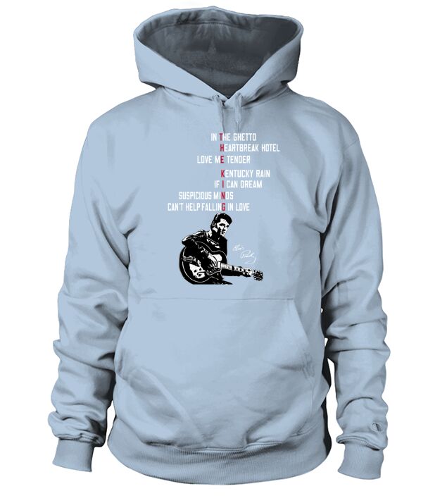 Elvis Presley The King Hoodie Unisex