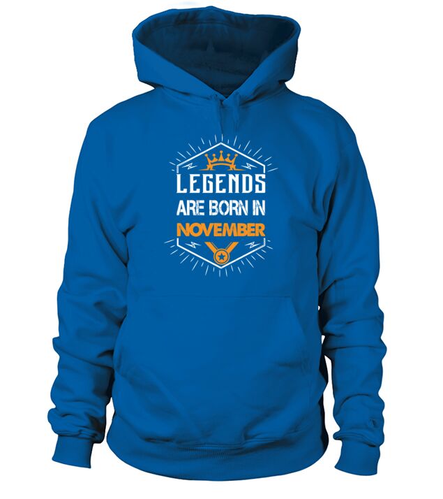 Legends are born in November Men's Hoodie