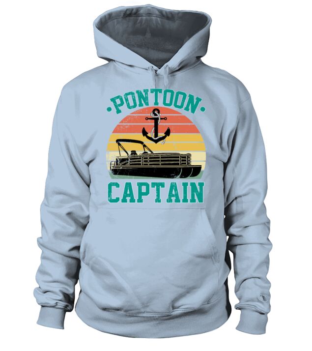 pontoon captain funny boaters or boat driving Hoodie Unisex