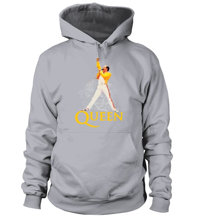Freddie Mercury Queen Fan Music Lovers - Ladies V-Neck Hoodie Unisex