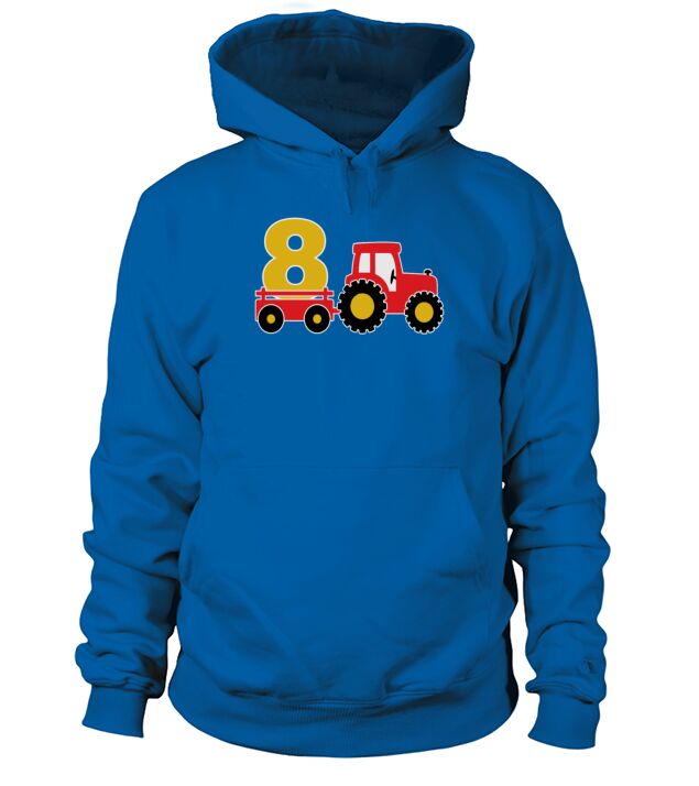 8 years old and truck Men's Hoodie