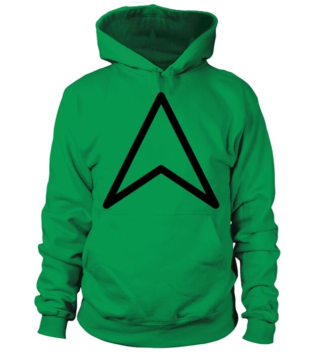 Arrow Head point or Star Trek style Federation Men's Hoodie