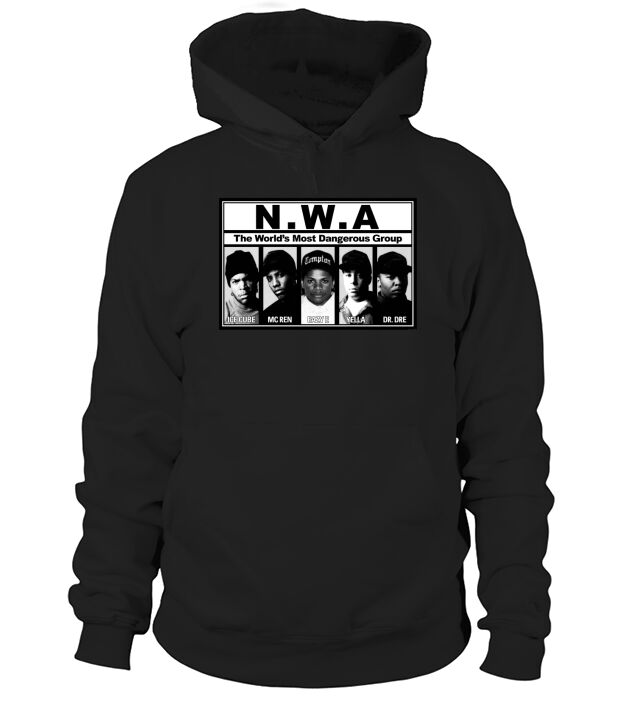 N.W.A The Worlds Most Dangerous Group T-Shirt Hoodie Unisex