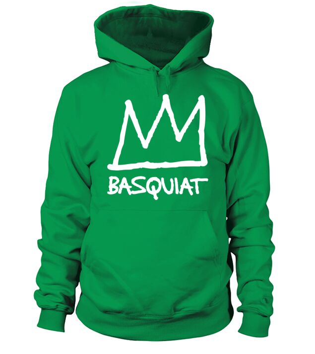 Classic Basquiat Crown Line Art Hoodie Unisex