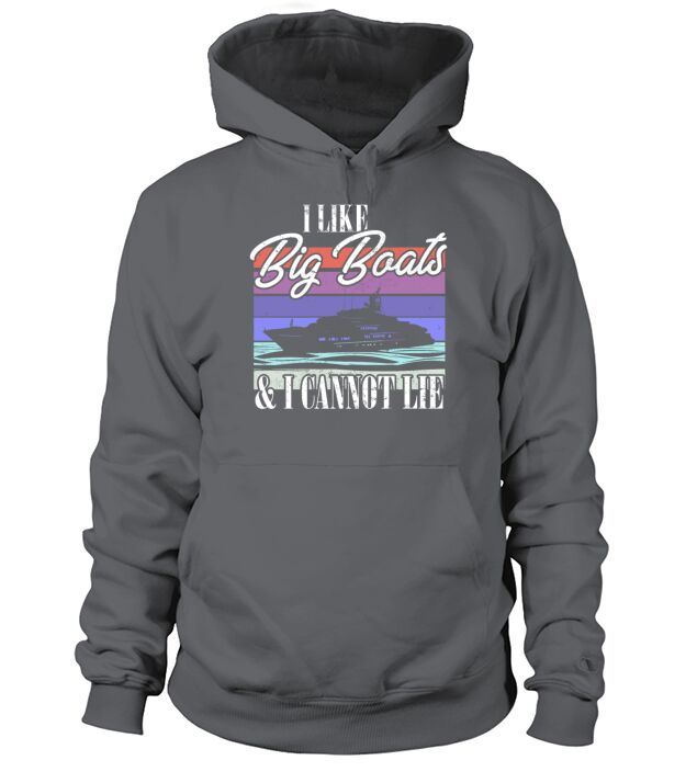 Boating I Cruise Ship I Like Big Boats and I Men's Hoodie