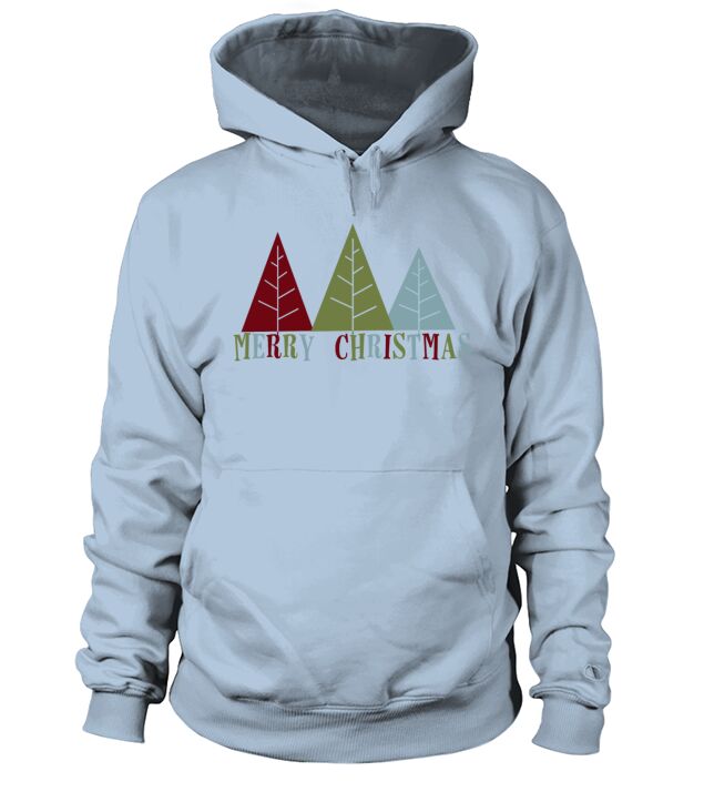 Merry Christmas Trees Men's Hoodie