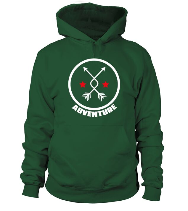 Adventure Arrow Stars Trekking Hiking gift Men's Hoodie