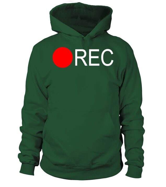 Record Button Hoodie Unisex