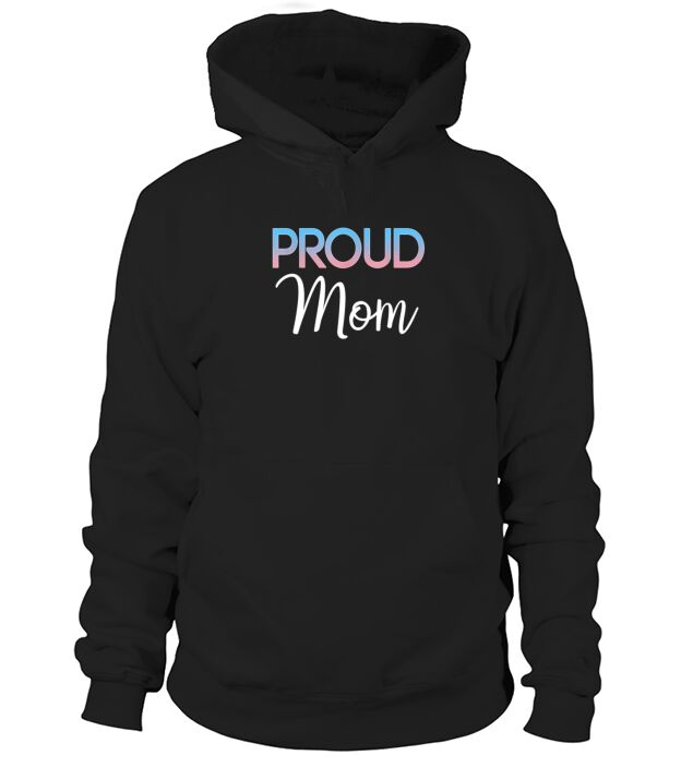 Womens Proud Mom LGBTQ Transgender Trans Pride Fla Men's Hoodie