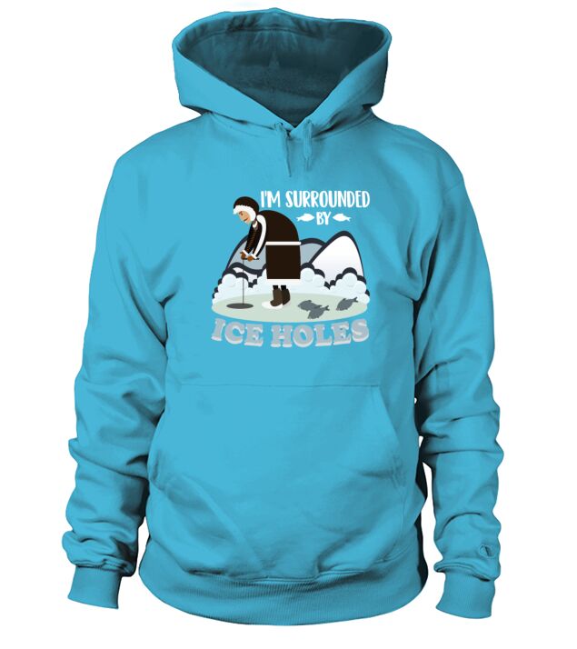 Best Ice Fishing T-Shirt For Dad/Grandpa Men's Hoodie