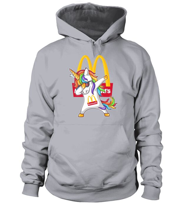 Dabbing licorne de McDonald Hoodie Unisex