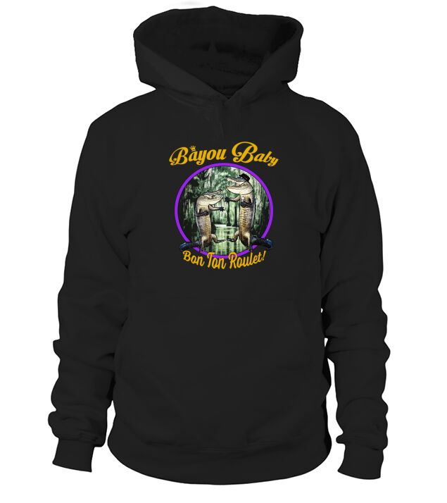 Bayou Baby Swamp Gator New Orleans Louisiana Cajun Hoodie Unisex