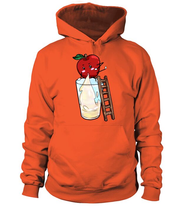 Apple drools apple juice Men's Hoodie