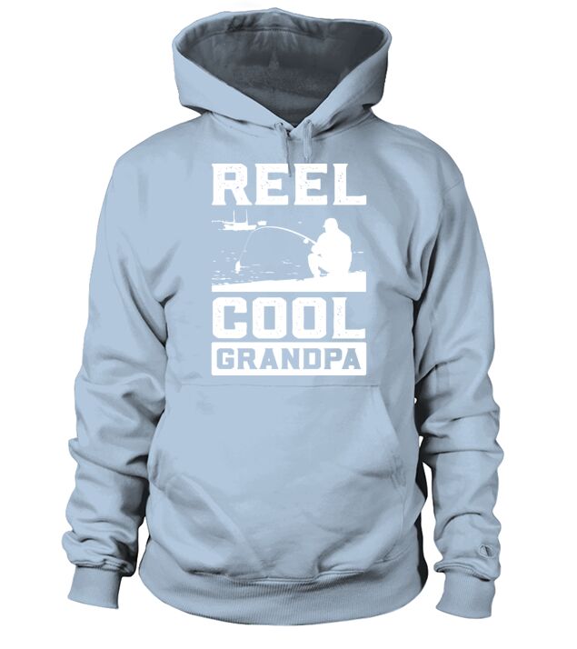 Reel Cool Grandpa Fishing Fisher Men's Hoodie