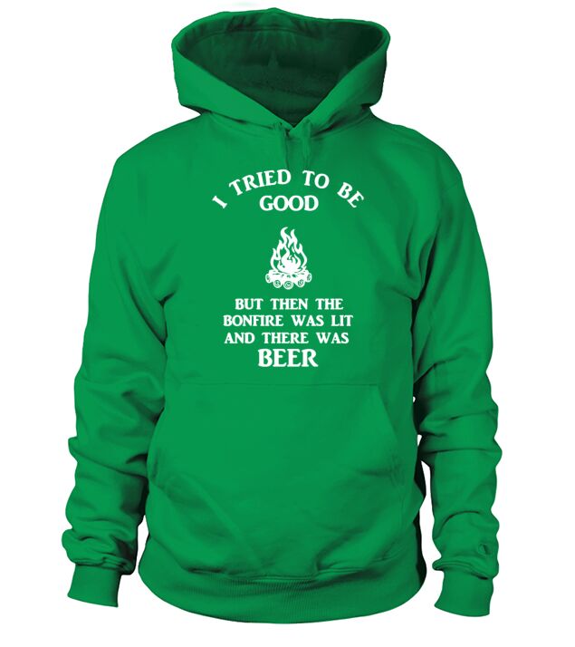 Beer and Camping Shirt Men's Hoodie