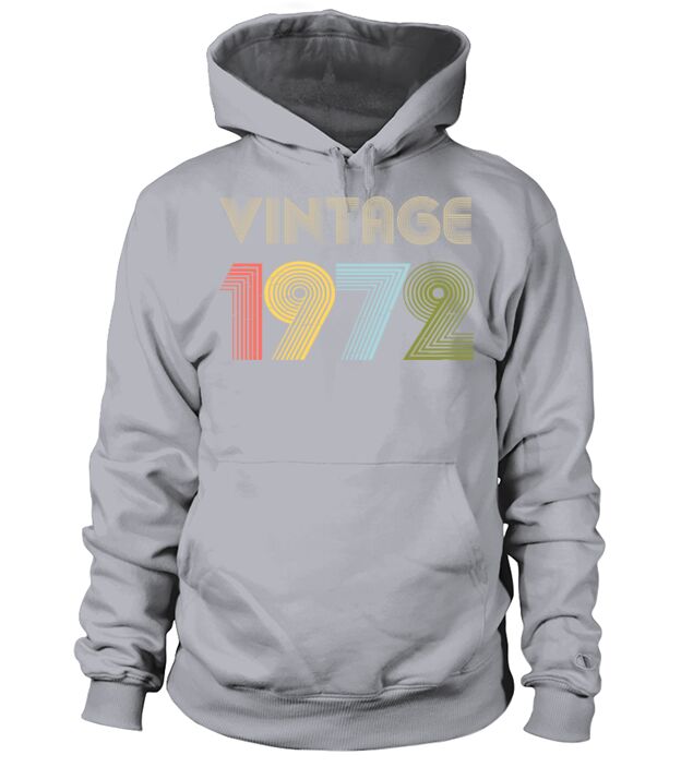 49th Birthday Vintage Shirt Born In 1972 Gift Tee Men's Hoodie