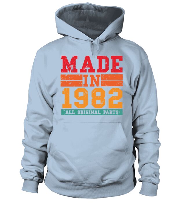 1982 Birthday Vintage Saying Men's Hoodie
