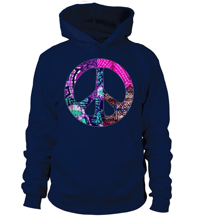 Purple Passion Peace Sign Hoodie Unisex