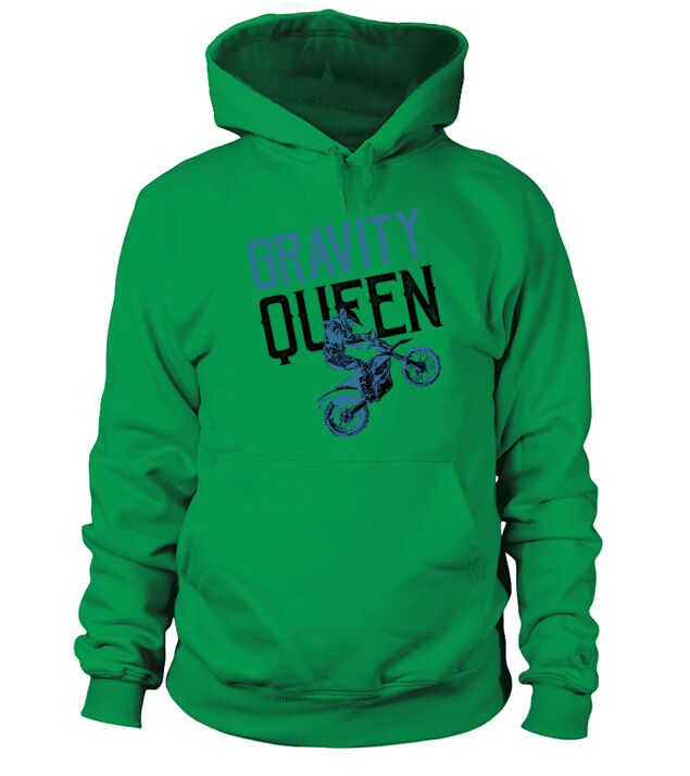 Gravity Queen Motobike Girl Woman T-Shirt Gift Hoodie Unisex