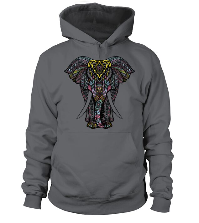 India Elephant Men's Hoodie