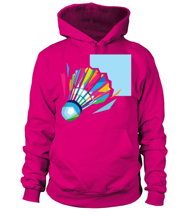 Badminton in Color Hoodie Unisex