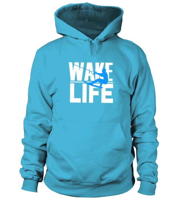 Wake Surfing Gift Print Boat Lake Wakesurfing Hoodie Unisex