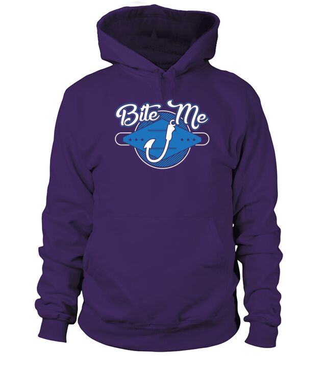 Bite Me Angler Fisherman Fishing Gift Men's Hoodie