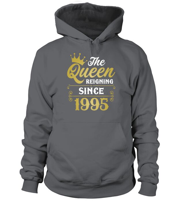 The Queen Reigning Since 1995 Men's Hoodie