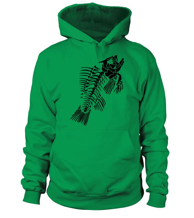 Fish skeleton Men's Hoodie