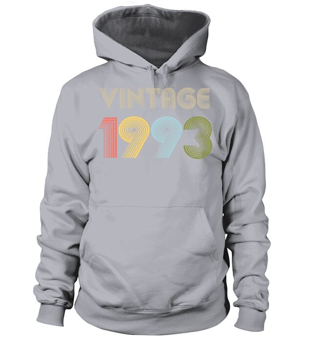 28th Birthday Vintage Shirt Born In 1993 Gift Tee Men's Hoodie