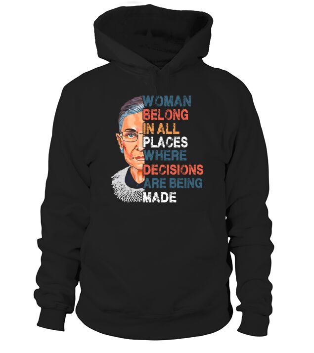woman belong in all places Hoodie Unisex