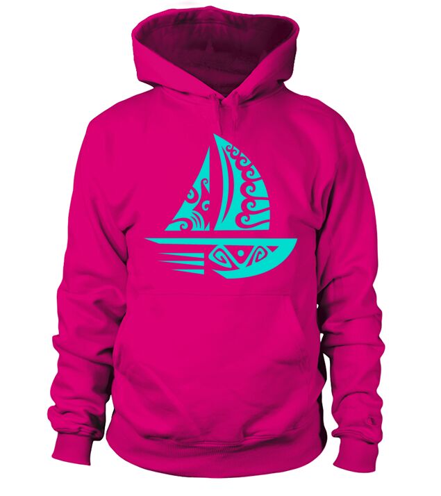 Maori Sailing Sailor Polynesian Tribal Tattoo Gift Men's Hoodie