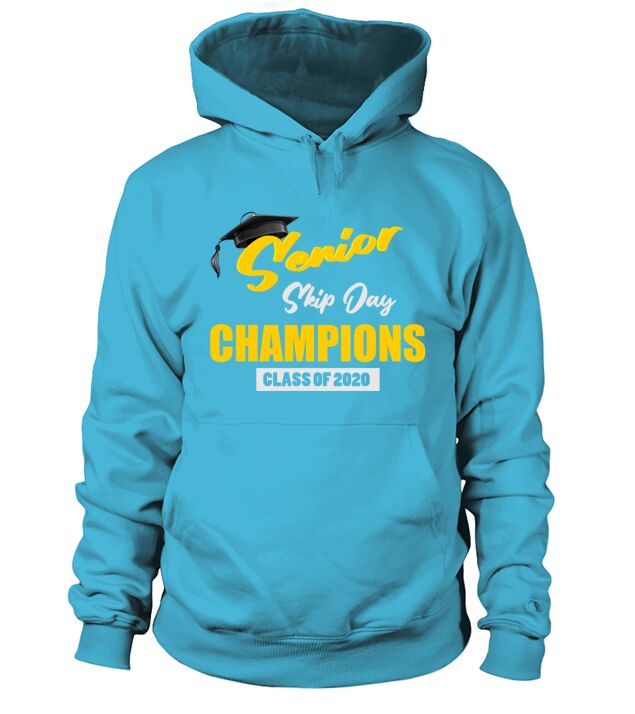 senior skip day champions class of 2020 funny gift Men's Hoodie