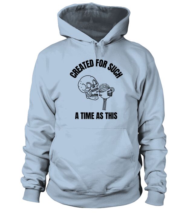Created for such a time as this funny coffee skull Men's Hoodie